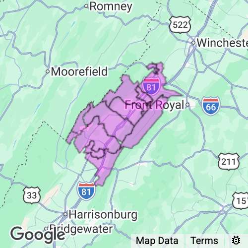 Shenandoah County Virginia real estate agent mailing area
