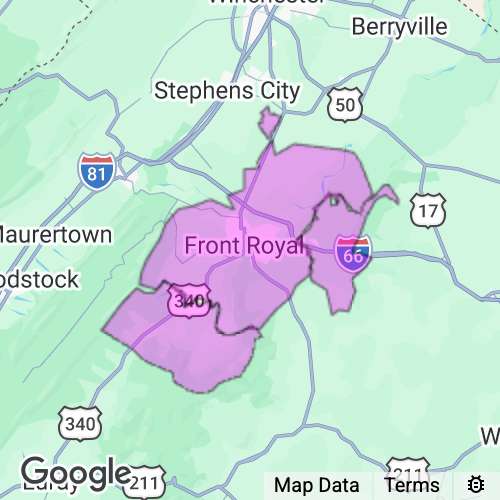 Warren County Virginia real estate agent mailing area