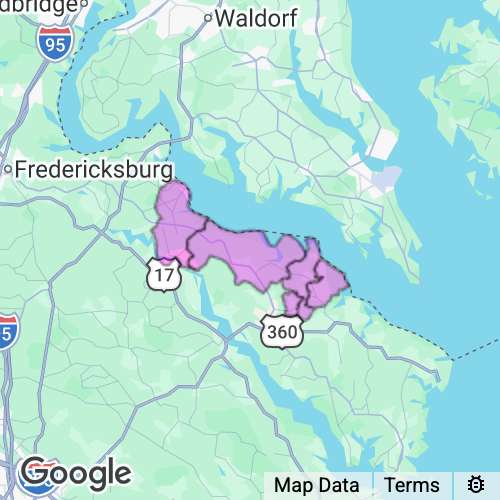 Westmoreland County Virginia real estate agent mailing area