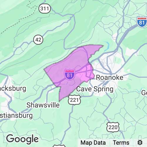 Salem County Virginia real estate agent mailing area