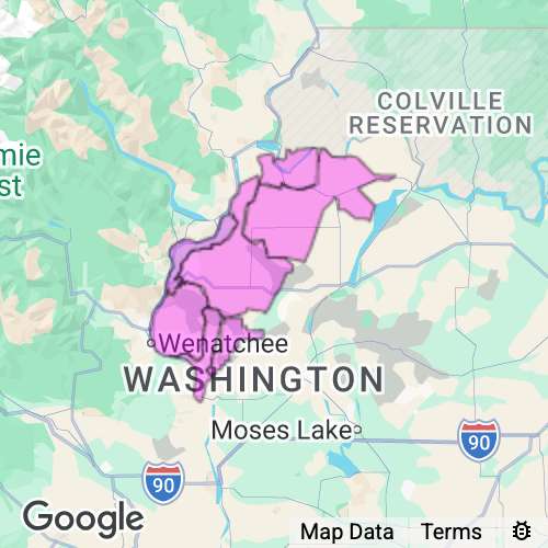 DOUGLAS county map