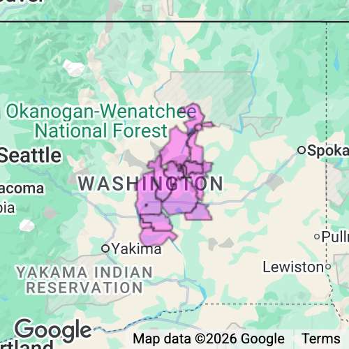 GRANT county map