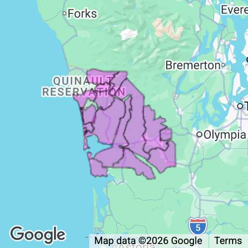 GRAYS HARBOR county map
