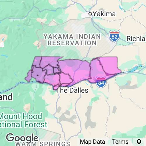 KLICKITAT county map