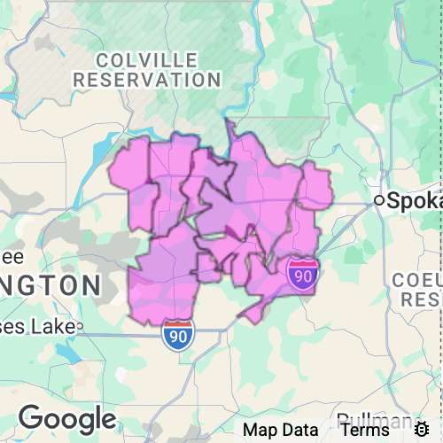 LINCOLN county map