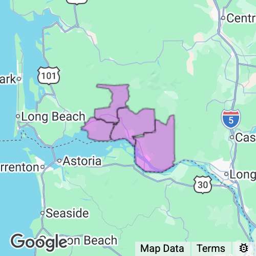 WAHKIAKUM county map