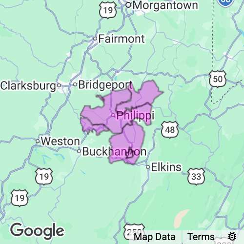 BARBOUR county map