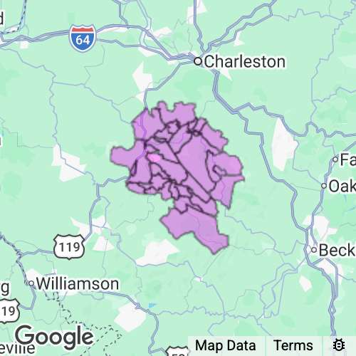 BOONE county map