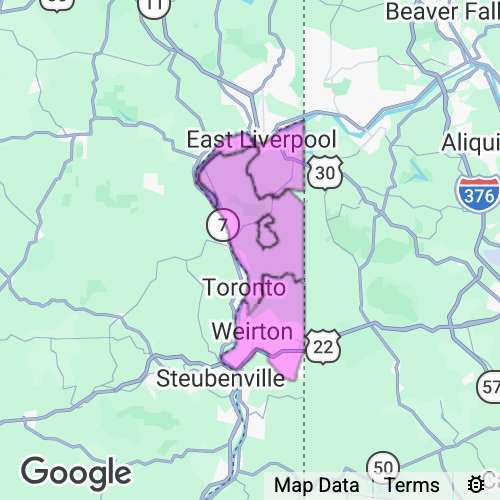 HANCOCK county map