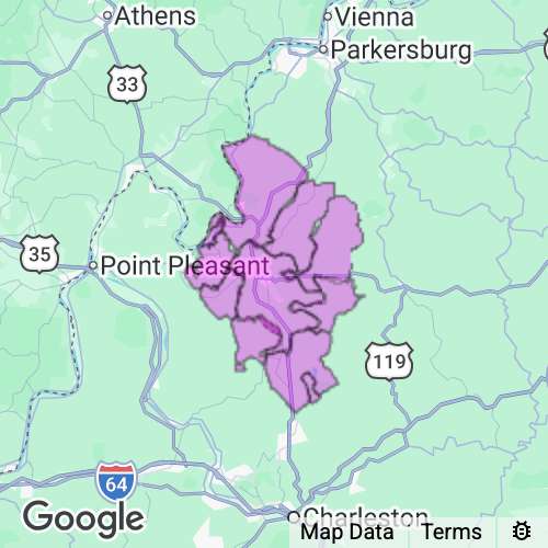JACKSON county map