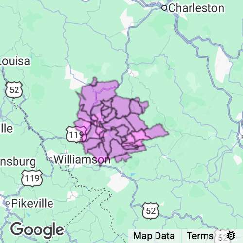 LOGAN county map