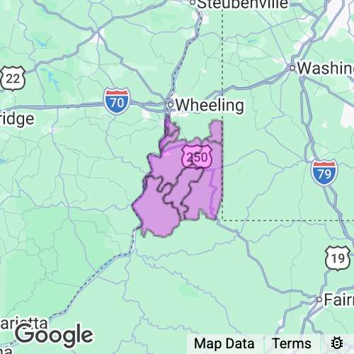 MARSHALL county map