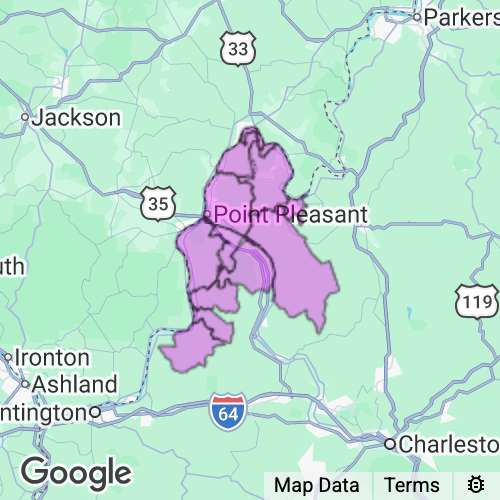 MASON county map
