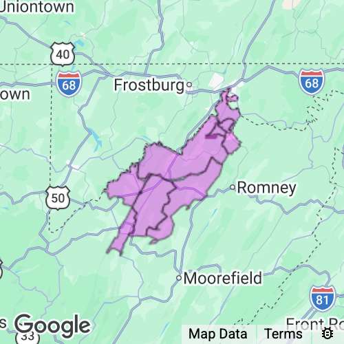 MINERAL county map