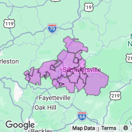 NICHOLAS county map