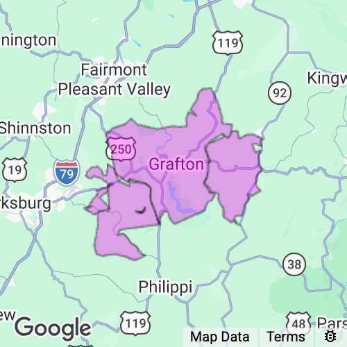 TAYLOR county map