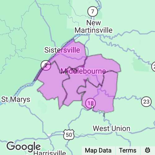 TYLER county map