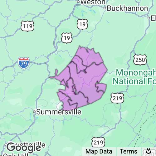 WEBSTER county map
