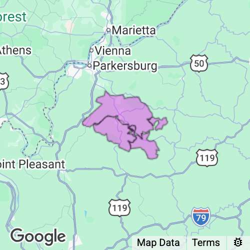 WIRT county map