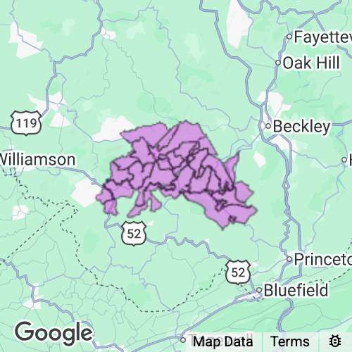 WYOMING county map