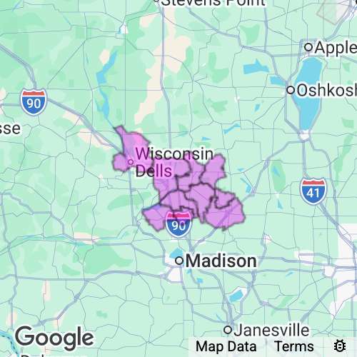 COLUMBIA county map