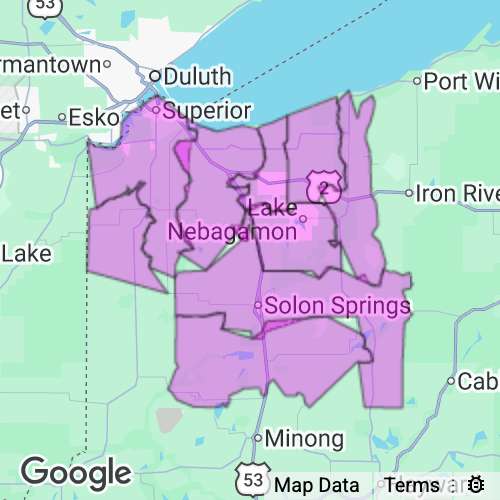 DOUGLAS county map