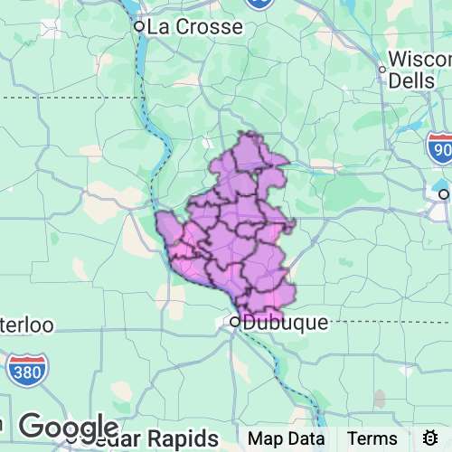 GRANT county map