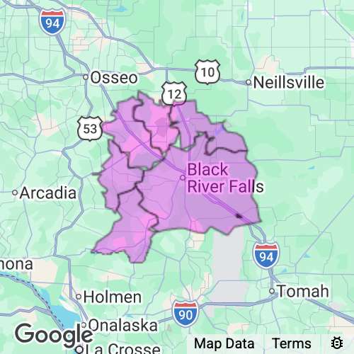 JACKSON county map