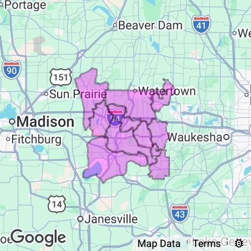 JEFFERSON county map