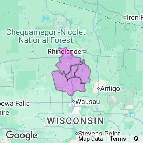 LINCOLN county map