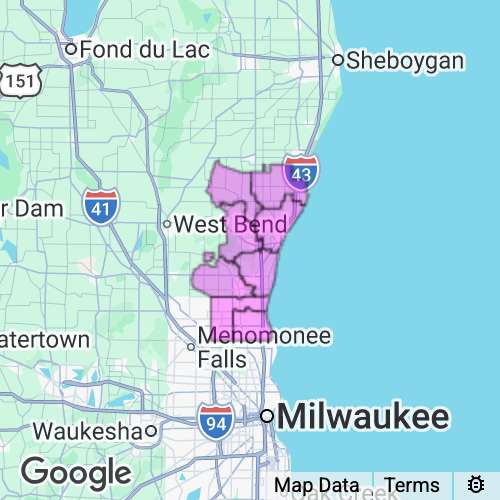 OZAUKEE county map