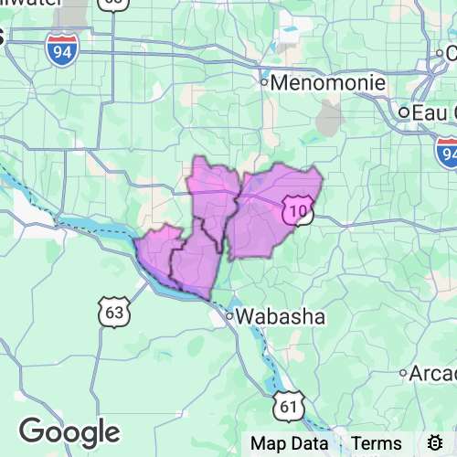 PEPIN county map