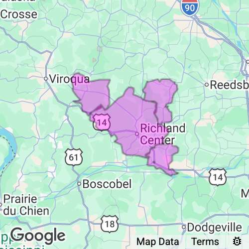 RICHLAND county map