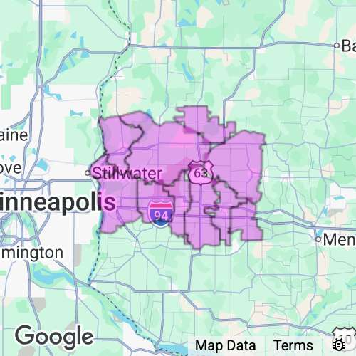 SAINT CROIX county map