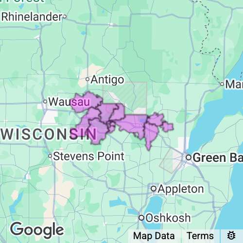 SHAWANO county map