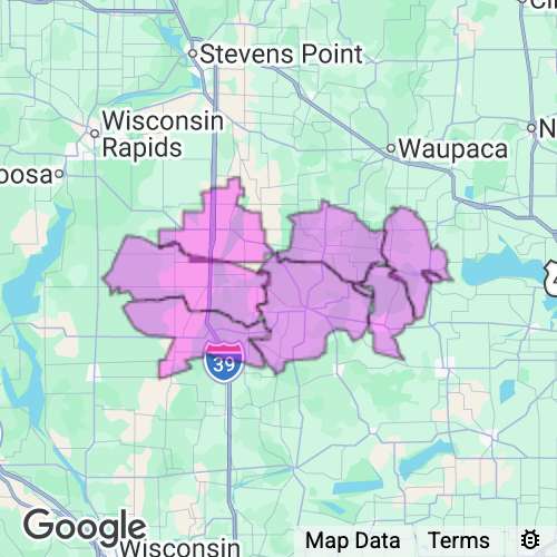 WAUSHARA county map