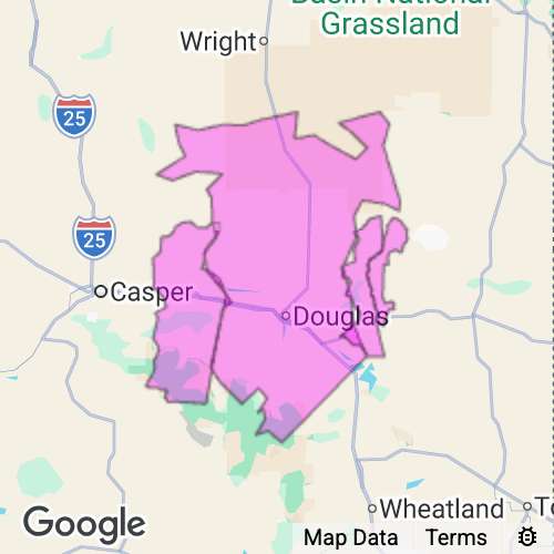Converse County Wyoming real estate agent mailing area
