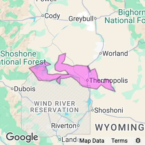 Hot Springs County Wyoming real estate agent mailing area