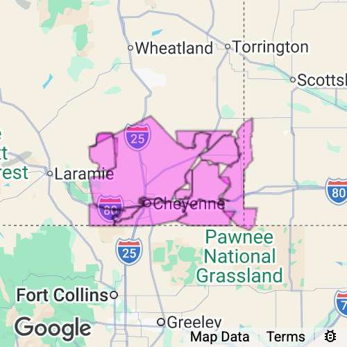 Laramie County Wyoming real estate agent mailing area