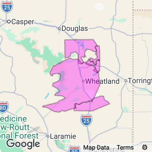 Platte County Wyoming real estate agent mailing area