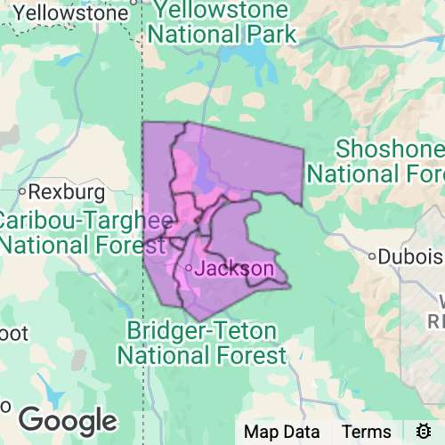 Teton County Wyoming real estate agent mailing area