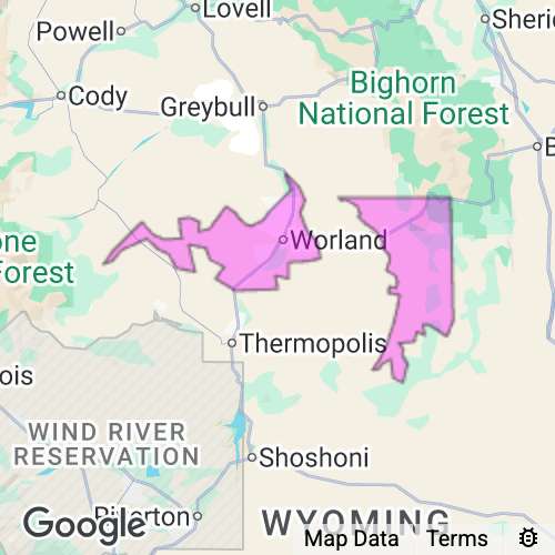 Washakie County Wyoming real estate agent mailing area